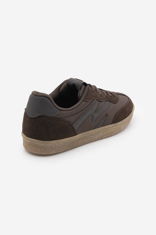 Kadın Sneaker Bağcıklı Süet Spor Ayakkabı Starse - Kahve