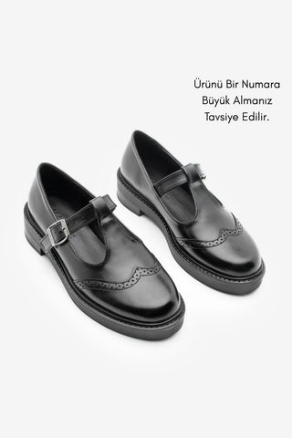 Kadın Loafer Günlük Ayakkabı Titra - Siyah