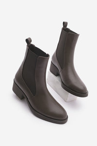 Kadın Lastikli Topuklu Günlük Bot Espato - Kahve