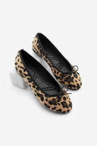 Kadın Fiyonklu Babet Adusa - Leopar