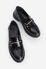 Kadın Loafer Tokalı Günlük Ayakkabı Forye - Siyah Açma
