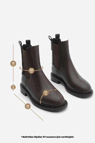 Kadın Günlük Bot Valone - Kahve