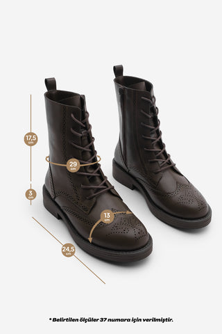 Kadın Günlük Postal Bot Lidan - Kahve