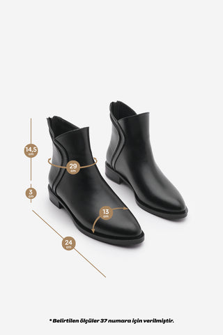 Kadın Günlük Bot Pagosa - Siyah