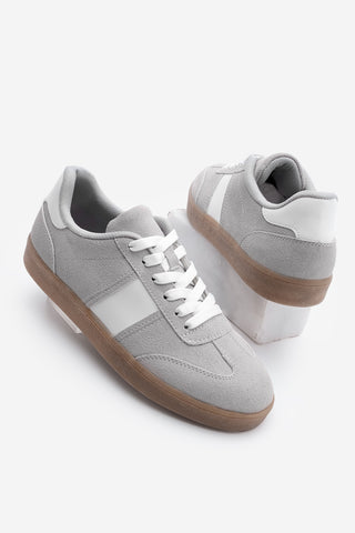 Kadın Sneaker Spor Ayakkabı Penor - Gri Süet