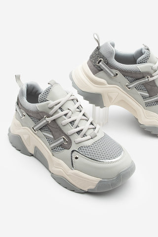 Kadın Sneaker Spor Ayakkabı Azlin - Gri