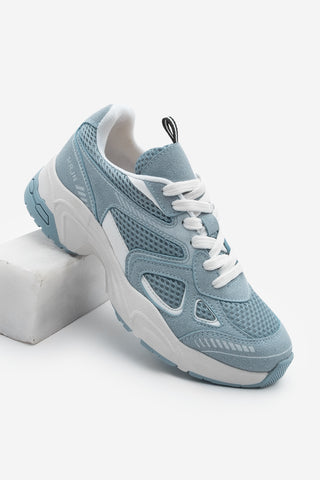 Kadın Sneaker Spor Ayakkabı Sargen - Mavi