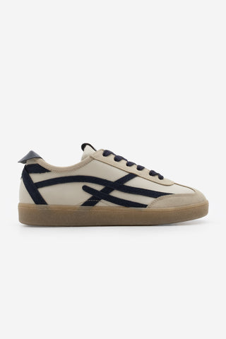 Kadın Sneaker Bağcıklı Spor Ayakkabı Alvena - Lacivert