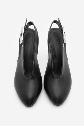 Kadın Stiletto Kemer Detaylı Topuklu Ayakkabı Rinpo - Siyah