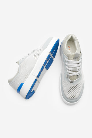 Kadın Sneaker Örgü Triko Koşu Ve Yürüyüş Spor Ayakkabı Norge - Gri