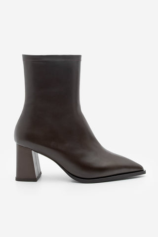 Kadın Topuklu Bot Simva - Kahve