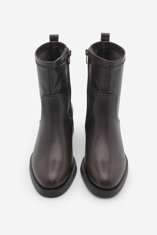 Kadın Topuklu Günlük Bot Befor - Kahve