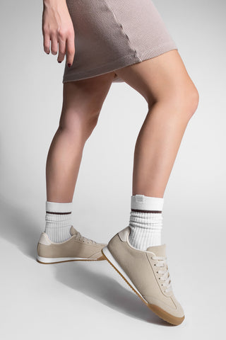 Kadın Sneaker Spor Ayakkabı Cerile - Bej