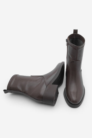 Kadın Topuklu Günlük Bot Befor - Kahve