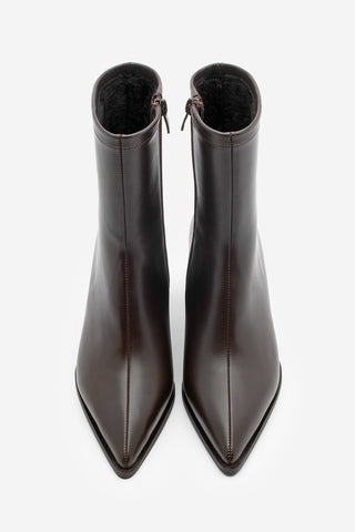 Kadın Topuklu Bot Simva - Kahve