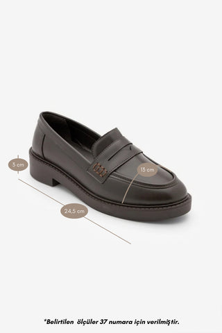 Kadın Loafer Günlük Ayakkabı Andel - Kahve