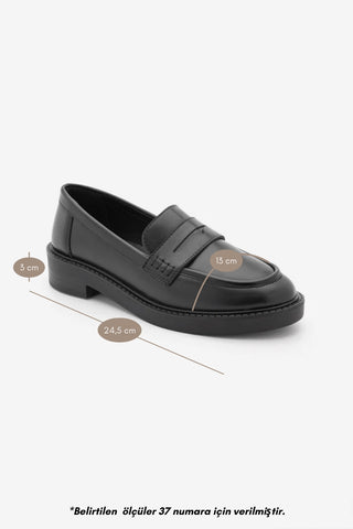 Kadın Loafer Günlük Ayakkabı Andel - Siyah