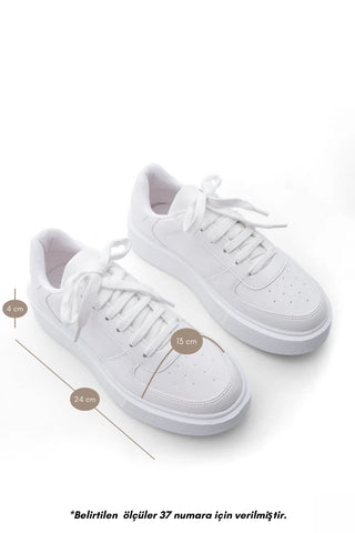 Kadın Sneaker  Spor Ayakkabı Azin - Beyaz