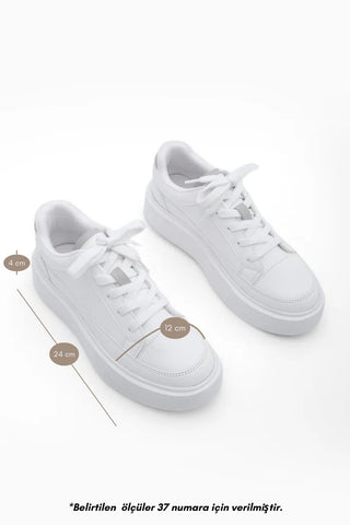 Kadın Sneaker  Spor Ayakkabı Domen - Beyaz