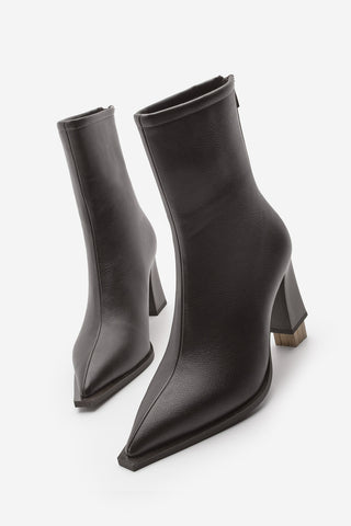 Kadın Topuklu Bot Kikas - Kahve