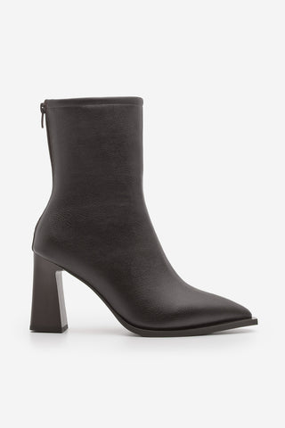 Kadın Topuklu Bot Kikas - Kahve