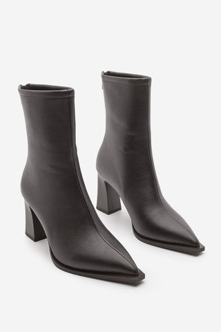 Kadın Topuklu Bot Kikas - Kahve