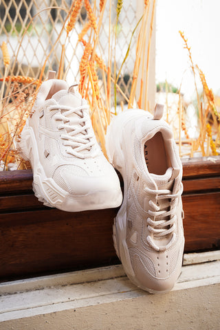 Kadın Sneaker Spor Ayakkabı Edisa - Bej