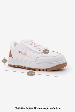 Kadın Sneaker  Spor Ayakkabı Loske - Beyaz