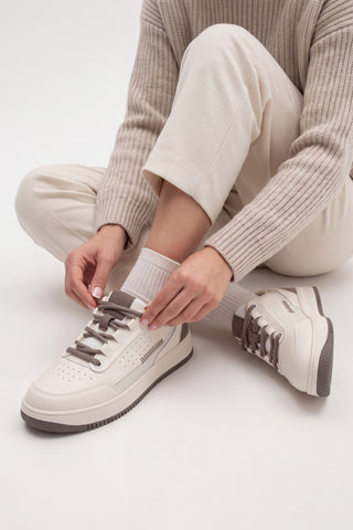 Kadın Sneaker  Spor Ayakkabı Loske - Ekru
