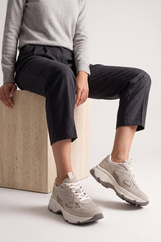 Kadın Sneaker  Spor Ayakkabı Volina - Bej Süet