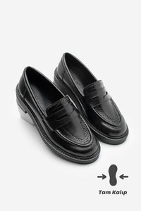 Kadın Loafer Günlük Ayakkabı Tornus - Siyah