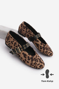 Kadın Çift Bantlı Babet Bekosa - Leopar