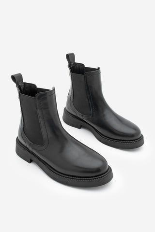 Kadın Lastikli Günlük Bot Pinge - Siyah