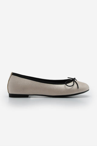 Kadın Fiyonklu Babet Tovran - Bej Saten