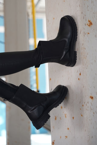 Kadın Günlük Bot Marges - Siyah