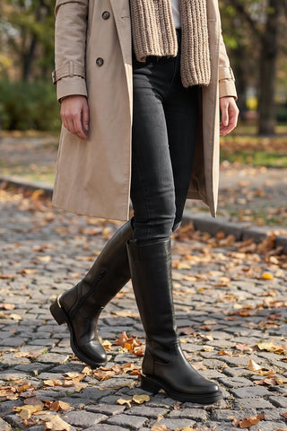 Kadın Günlük Çizme Gilaze - Siyah