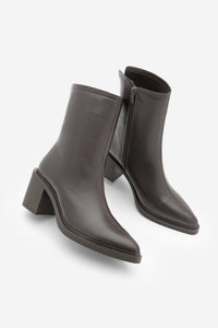 Kadın Günlük Topuklu Bot Lakos - Kahve