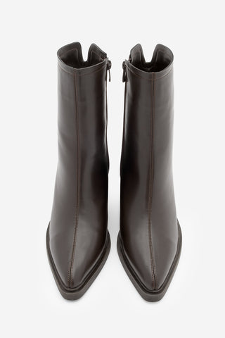 Kadın Günlük Topuklu Bot Lakos - Kahve