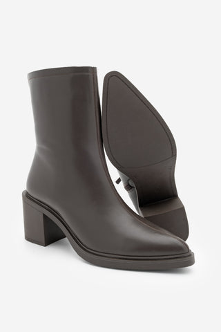 Kadın Günlük Topuklu Bot Lakos - Kahve