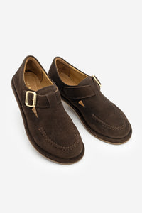 Kadın Hakiki Deri Loafer Günlük Ayakkabı Zepar - Kahve Süet