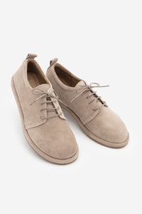 Kadın Hakiki Deri Oxford Ayakkabı Bemor - Bej Süet