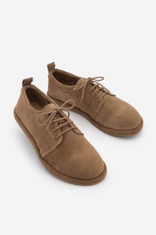 Kadın Hakiki Deri Oxford Ayakkabı Bemor - Taba Süet