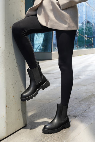 Kadın Lastikli Günlük Bot Kolesya - Siyah