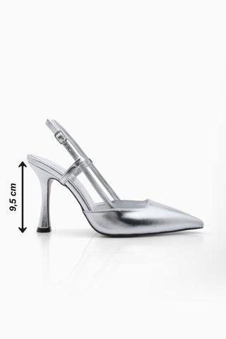 Kadın Klasik Topuklu Ayakkabı Reney - Gümüş