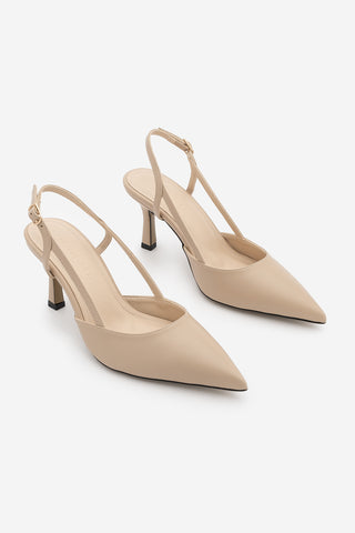 Kadın Klasik Topuklu Ayakkabı Suder - Bej