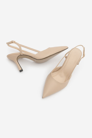 Kadın Klasik Topuklu Ayakkabı Suder - Bej