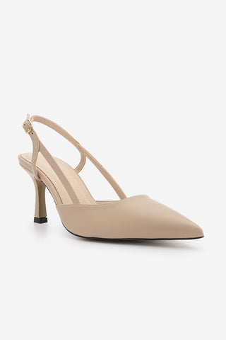 Kadın Klasik Topuklu Ayakkabı Suder - Bej
