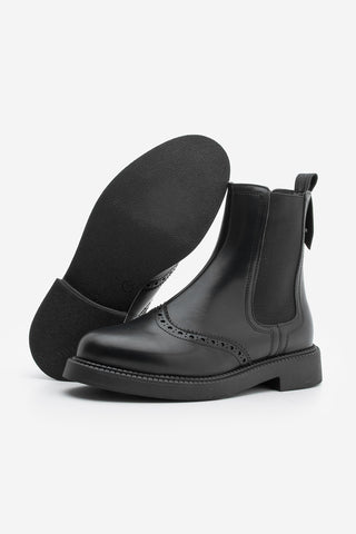 Kadın Lastikli Günlük Bot Keva - Siyah