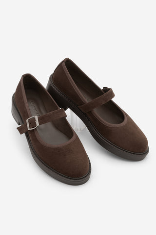 Kadın Loafer Günlük Ayakkabı Norgi - Kahve Süet