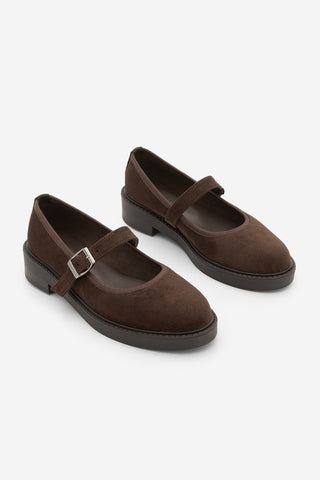 Kadın Loafer Günlük Ayakkabı Norgi - Kahve Süet